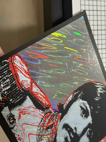 Damaged - Beatles on Scratched Foil