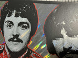 Damaged - Beatles on Scratched Foil