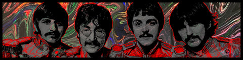 Beatles silver foil