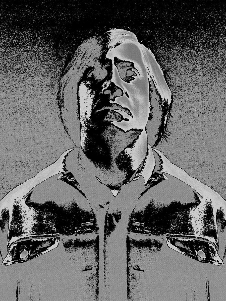 Anton Chigurh No Country For Old Men Screenprint Blunt Graffix   Nocountry Bg 1200x1200 